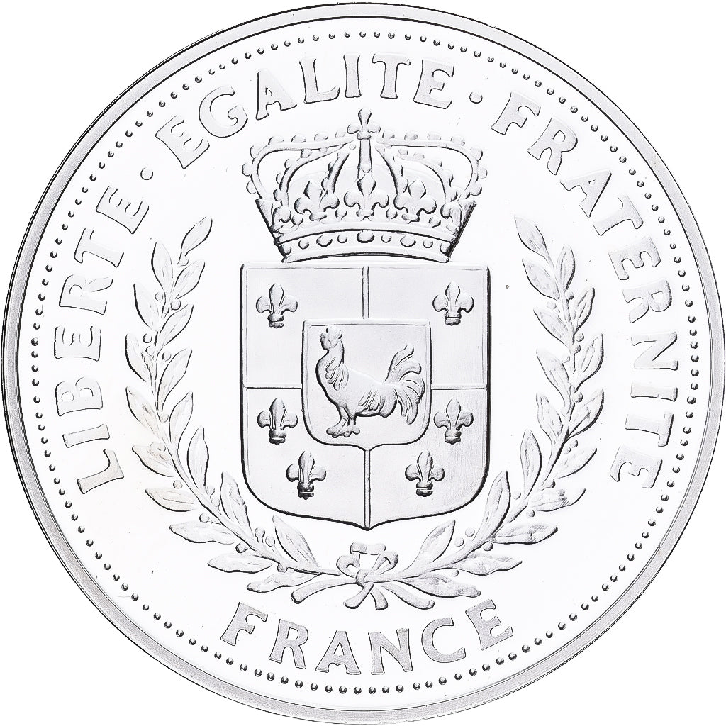 Francja, medal, Nouveau Franc De Gaulle, Srebro, MS(65-70)