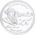 France, Medal, Peinture, Claude Monet, Silver, MS(64)