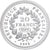 França, medalha, Reproduction de la 20 Francs Hercule 1973, Prata, MS(65-70)