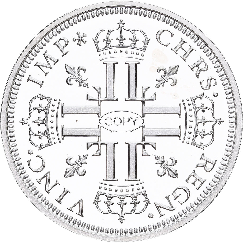 França, medalha, Reproduction du Petit Louis d'Argent 1720, Prata, MS(65-70)