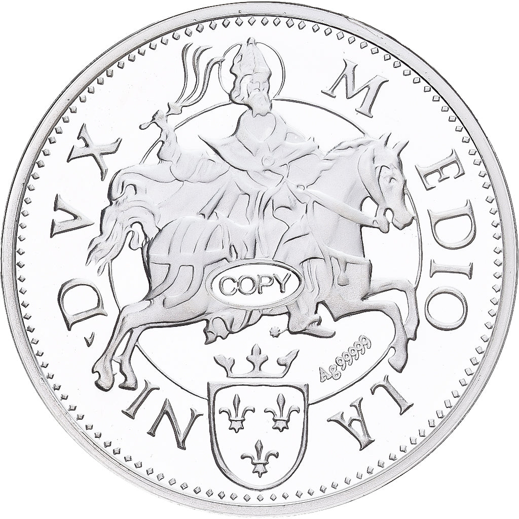 France, Médaille, Reproduction, Louis XII, Duché de Milan, Argent, FDC