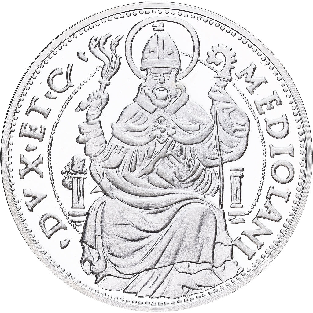 França, medalha, Grossone d'Argent, Duché de Milan, Prata, MS(65-70)