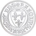 France, Medal, Reproduction du Blanc Guénard, Charles VI, Silver, MS(65-70)