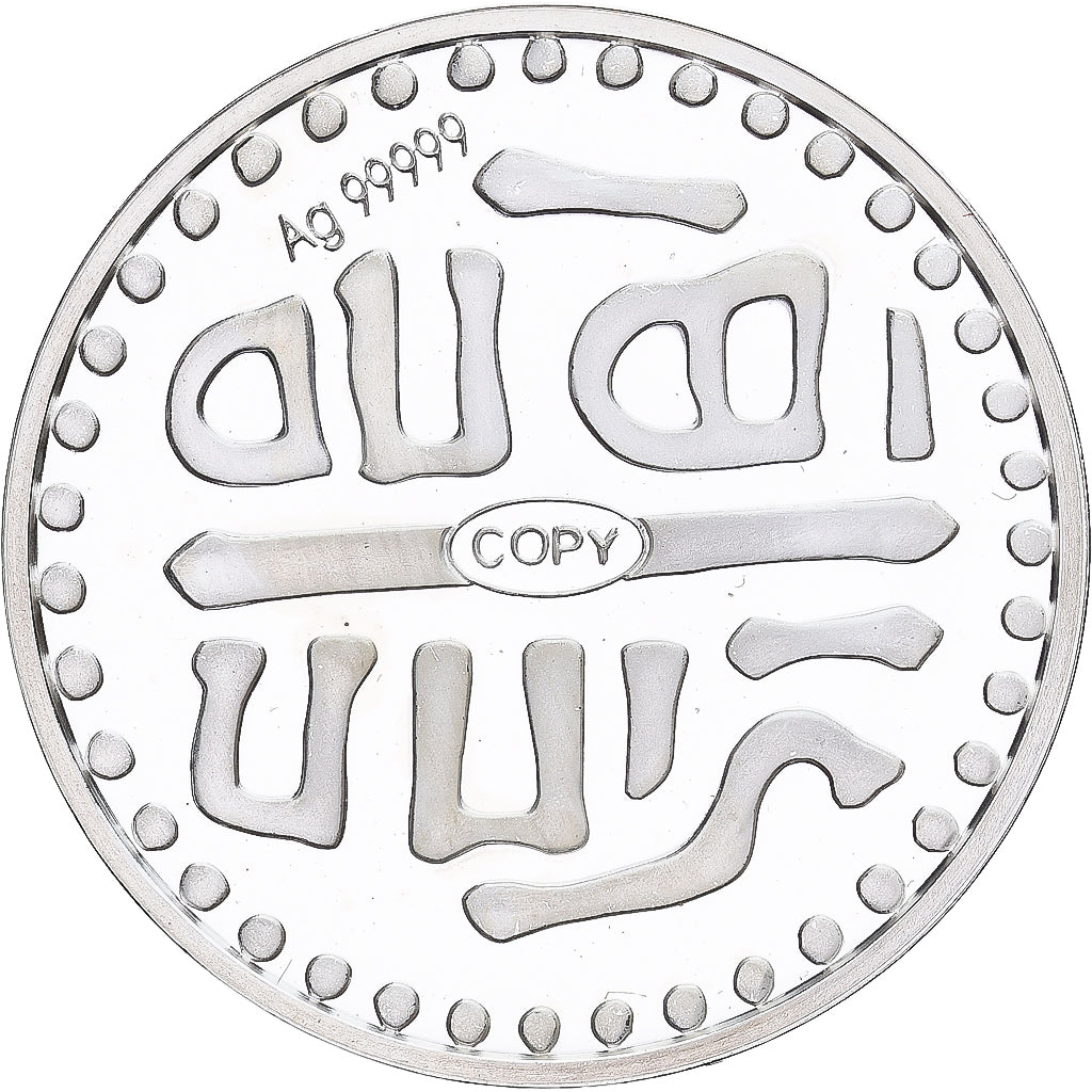 France, Medal, Reproduction, Denier de Charlemagne, Silver, MS(65-70)