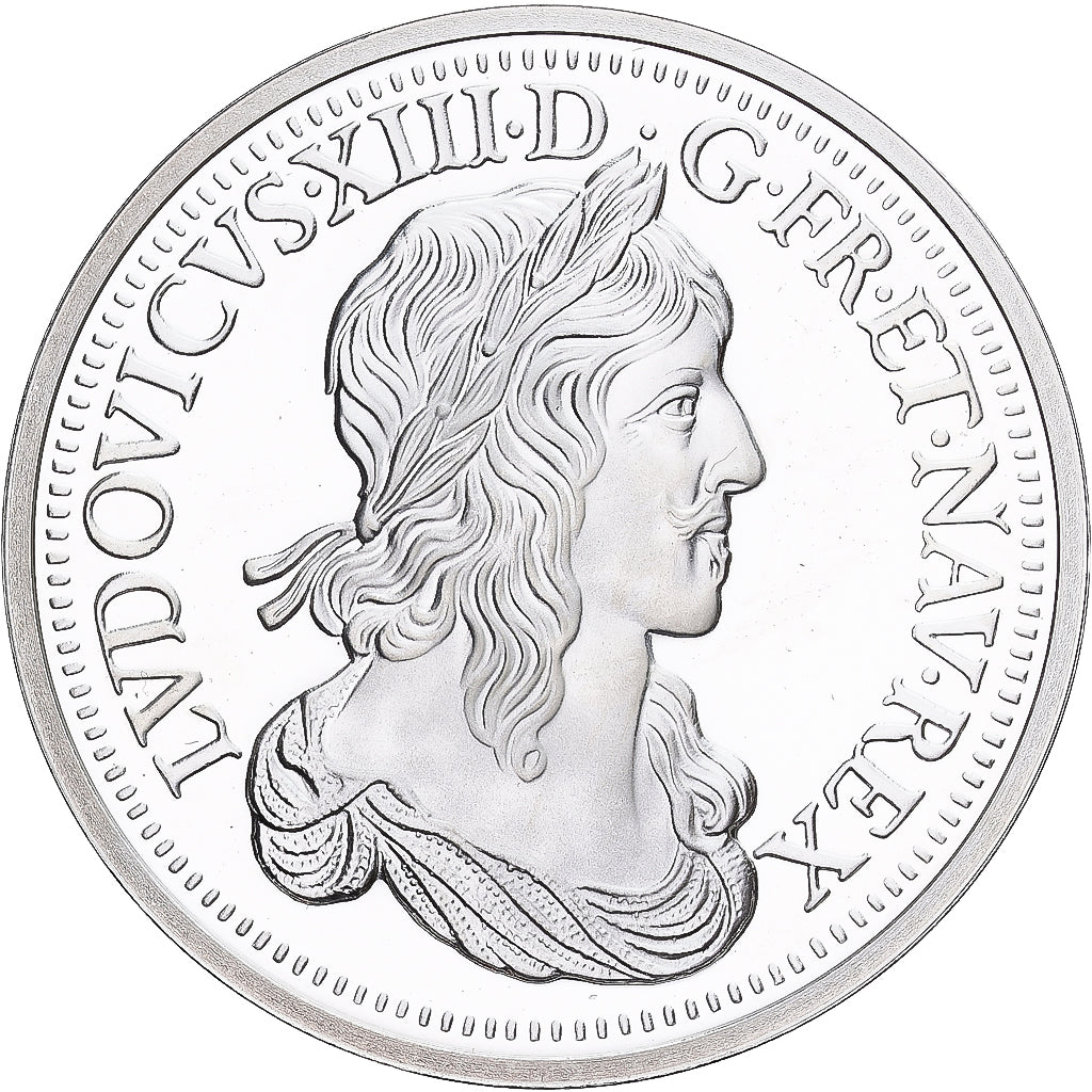 Francia, medaglia, Reproduction de l'Ecu de Warin, Louis XIII, 60 Sols, Argento