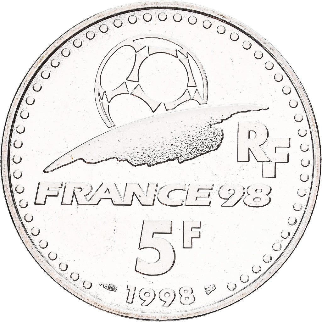 Francia, 5 Francs, 1998, Plata, FDC, Gadoury:C 215, KM:1212
