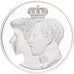 Bélgica, medalha, Albert et Elisabeth, 1980, Prata, MS(63)
