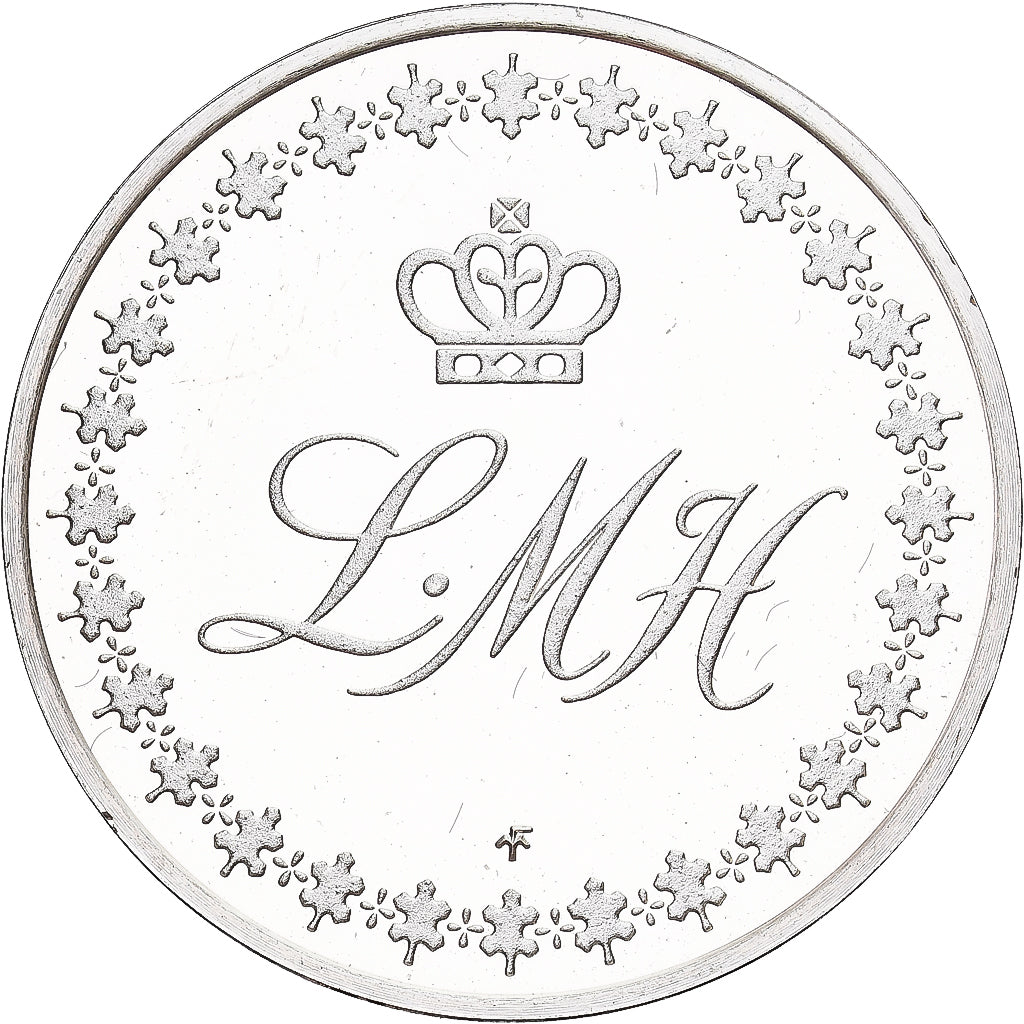 Bélgica, medalha, Léopold II et Marie-Henriette, 1980, Prata, MS(63)