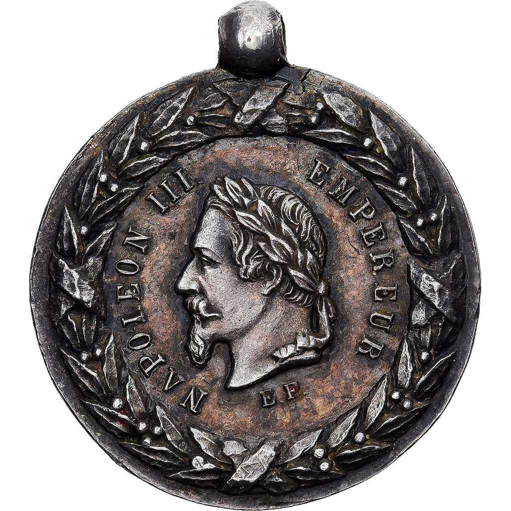 Francia, Napoléon III, Expédition du Méxique, History, medalla, 1862-1863