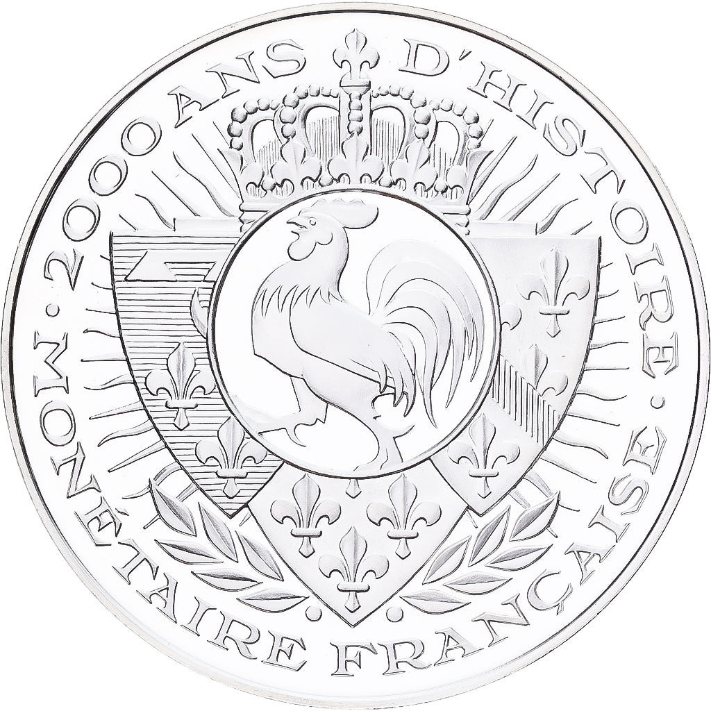 France, Medal, Histoire Monétaire, Ecu d'Or Charles X, Silver, MS(65-70)