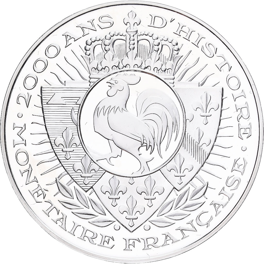 France, Medal, Histoire Monétaire, Gros Tournois, Silver, MS(65-70)