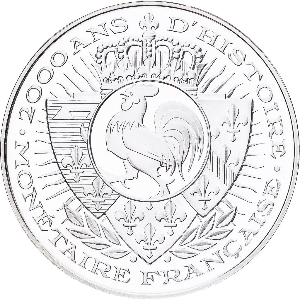 France, Medal, Histoire Monétaire, Statère Vercingétorix, Silver, MS(65-70)