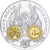 Francia, medalla, Histoire Monétaire, Angelot d'Or, Plata, FDC