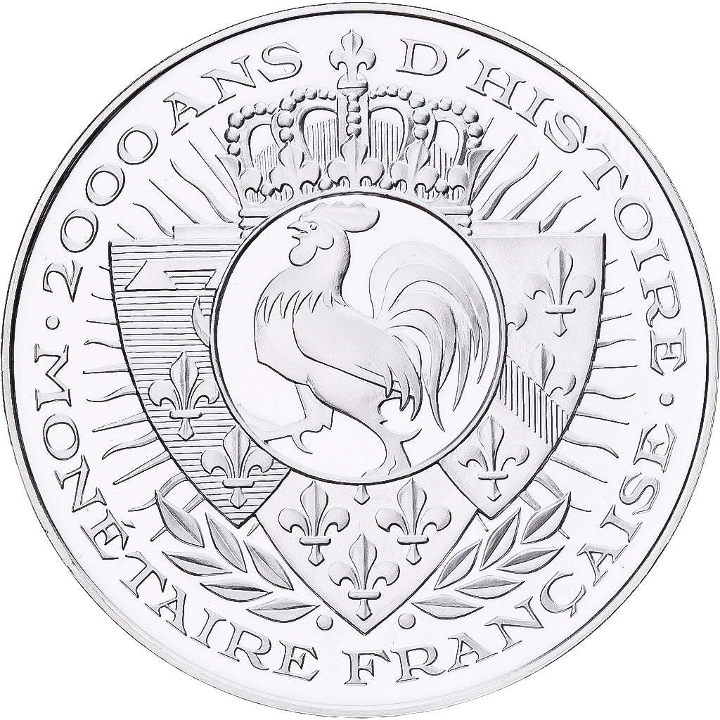 Francia, medalla, Histoire Monétaire, Angelot d'Or, Plata, FDC