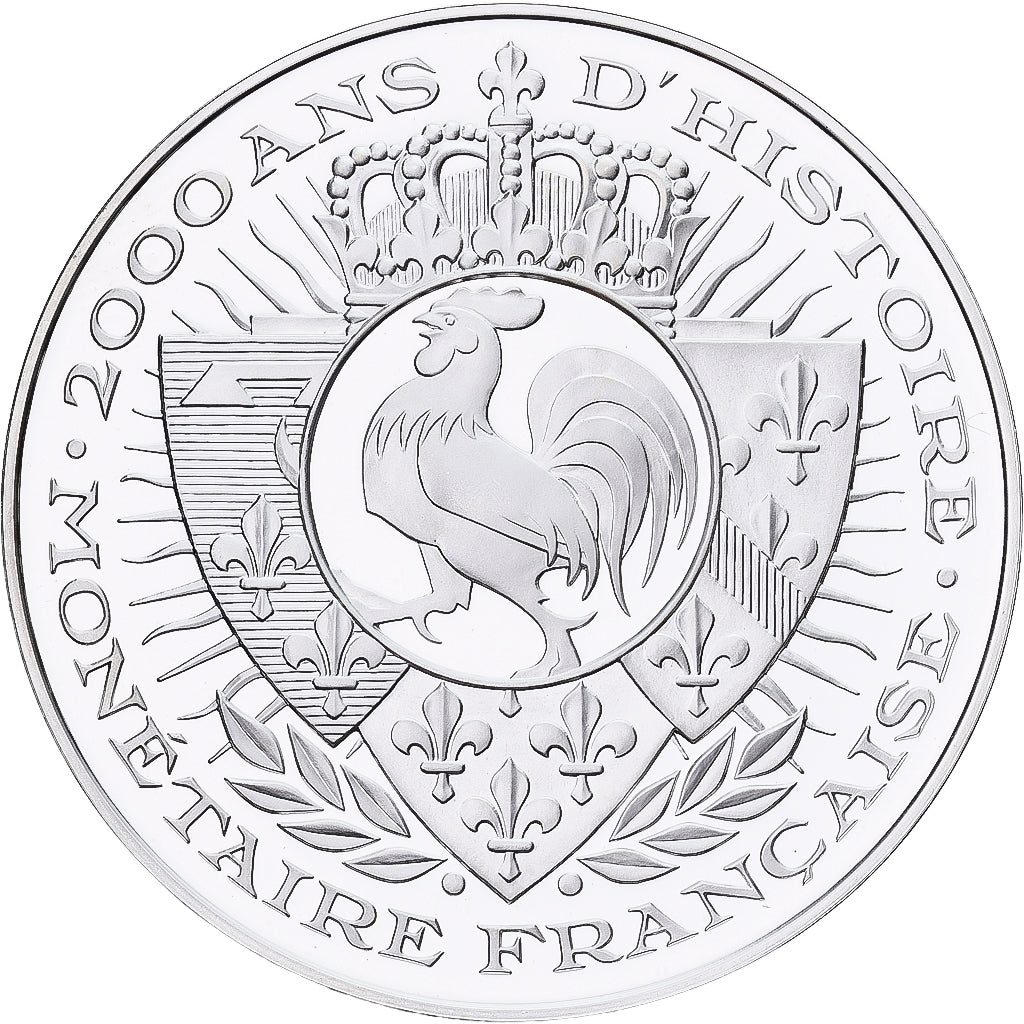 Frankreich, Medaille, Histoire Monétaire, Florin d'Or Jean II Le Bon, Silber