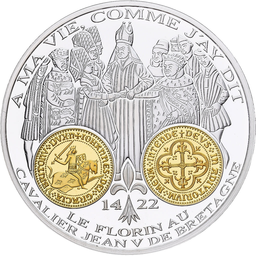 Frankreich, Medaille, Histoire Monétaire, Le Florin au Cavalier, Jean de