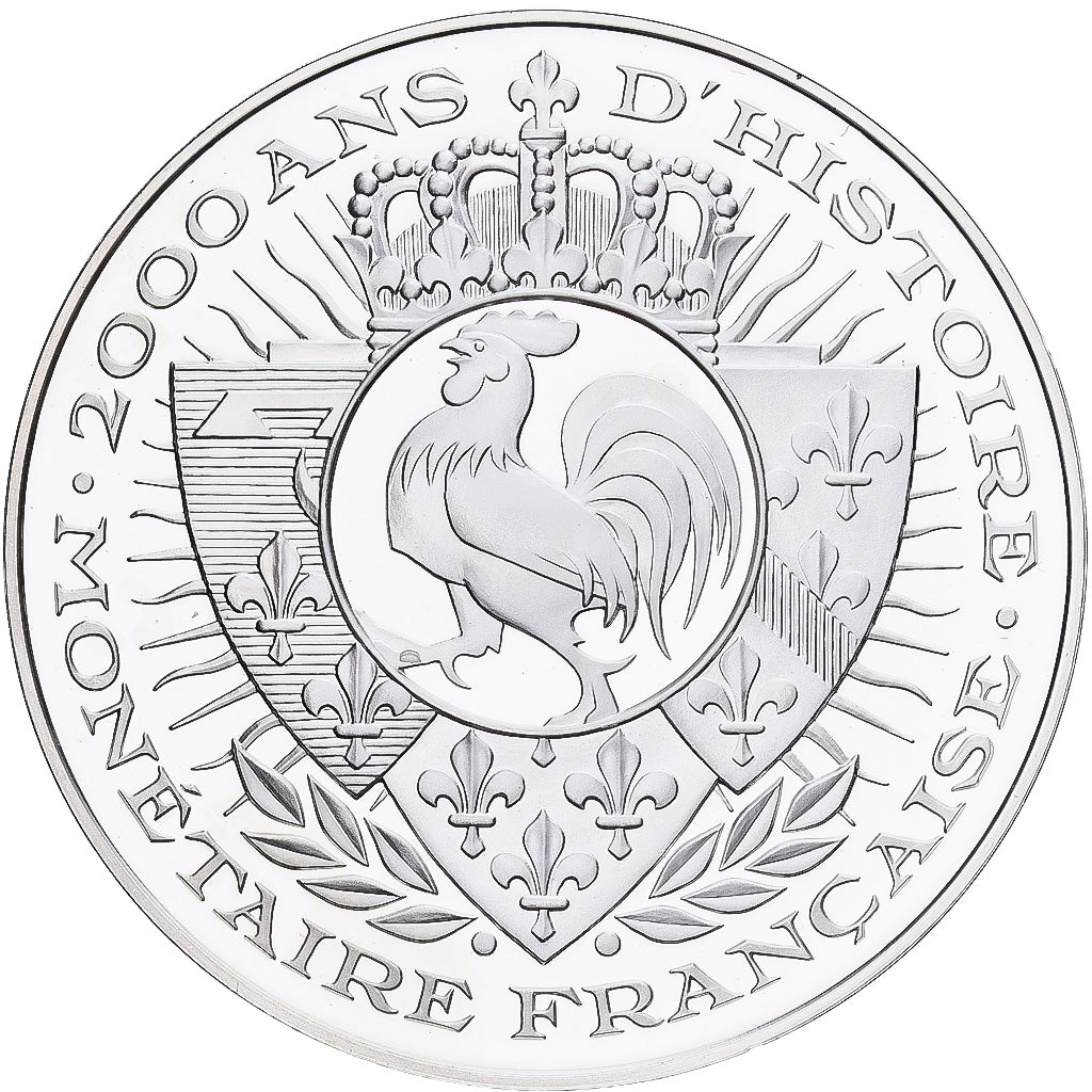 France, Medal, Histoire Monétaire, Denier Tournois Philippe-Auguste, Silver