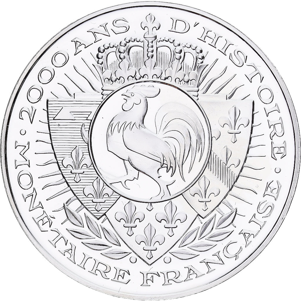 Frankreich, Medaille, Histoire Monétaire, Ecu d'Or du Dauphiné, Silber, STGL