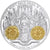 Frankreich, Medaille, Histoire Monétaire, Noble d'Or de Calais, Silber, STGL