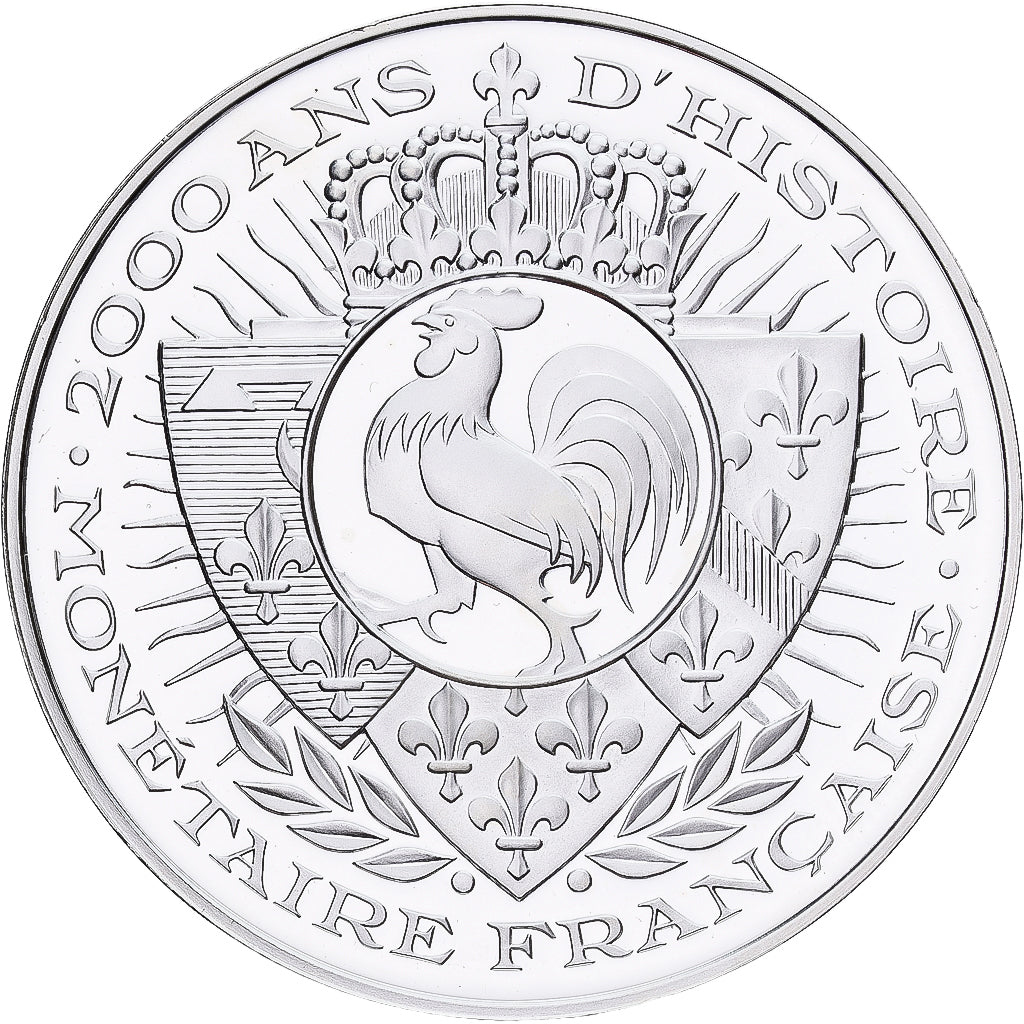 France, Medal, Histoire Monétaire, Liard, Silver, MS(65-70)