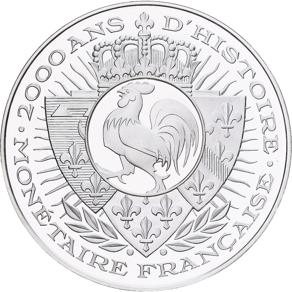 France, Medal, Histoire Monétaire, Louis d'Or aux Palmes, Silver, MS(65-70)