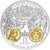 Frankreich, Medaille, Histoire Monétaire, 20 Francs Louis XVIII, Silber, STGL