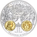 France, Medal, Histoire Monétaire, 20 Francs Louis XVIII, Silver, MS(65-70)