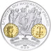France, Medal, Histoire Monétaire, Tiers de Sou, Dagobert Ier, Silver