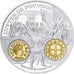 France, Medal, Histoire Monétaire, Denier de Chinon, Silver, MS(65-70)