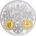 France, Medal, Histoire Monétaire, Triens de Paris, Silver, MS(65-70)