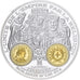 Francja, medal, Histoire Monétaire, Solidus d'Or, Louis Le Pieux, Srebro