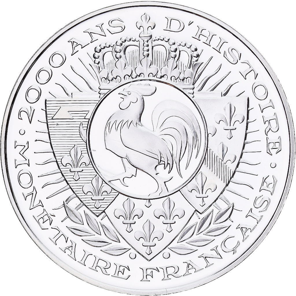 Frankreich, Medaille, Histoire Monétaire, Obole Louis VIII, Silber, STGL