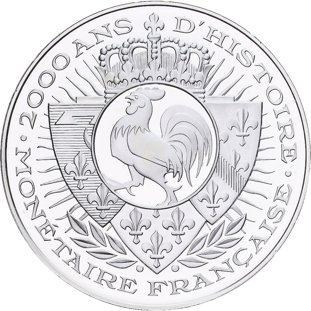 France, Médaille, Histoire Monétaire, 40 Francs Louis XVIII, Argent, FDC