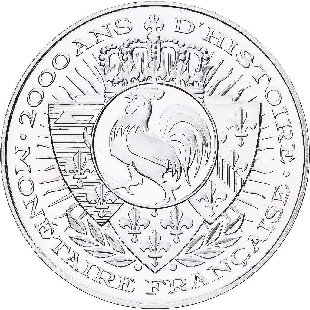 Francia, medalla, Histoire Monétaire, Florin George, Plata, FDC