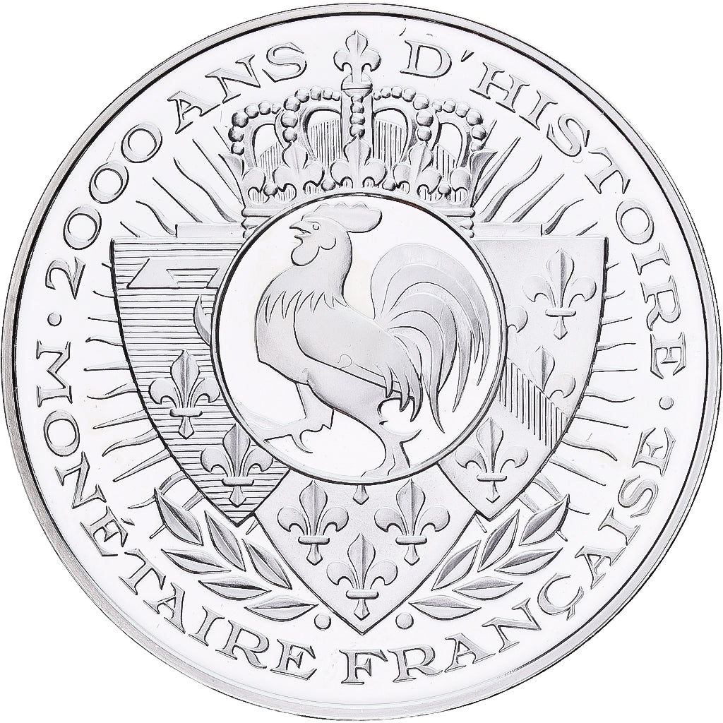 Frankreich, Medaille, 2000 Ans d'Histoire Monétaire, Triens Mérovingien
