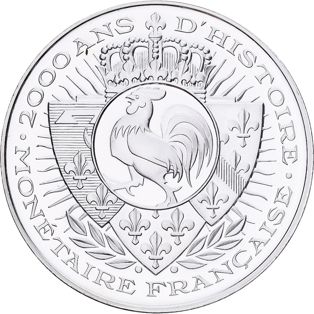 France, Medal, Histoire Monétaire, 10 Francs Mathieu, Silver, MS(65-70)