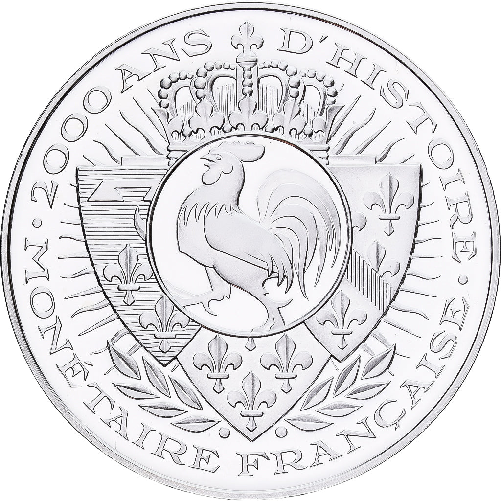 Francia, medalla, Histoire Monétaire, Louis d'Or aux Insignes, Plata, FDC