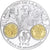 França, medalha, Histoire Monétaire, 5 Sols de Monneron, Prata, MS(65-70)