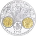 France, Médaille, Histoire Monétaire, 5 Sols de Monneron, Argent, FDC