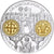 França, medalha, Histoire Monétaire, Ecu d'Or Saint Louis, Prata, MS(65-70)