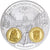 França, medalha, Histoire Monétaire, Ecu au Jabot, Louis XIV, Prata, MS(65-70)