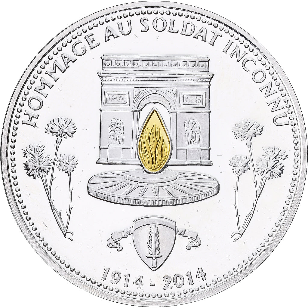 Francia, medalla, Centenaire Première Guerre Mondiale, Le Soldat Inconnu