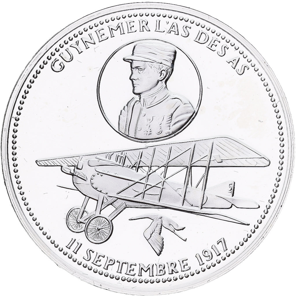 Francia, medalla, Première Guerre Mondiale, Les As de l'Aviation, Guynemer