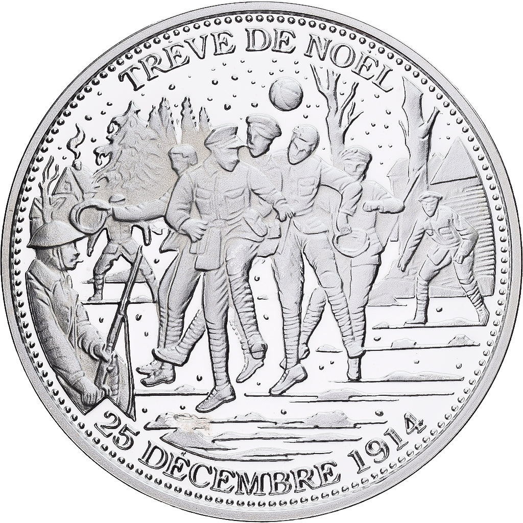 Francia, medalla, La Trêve de Noël, Plata, FDC