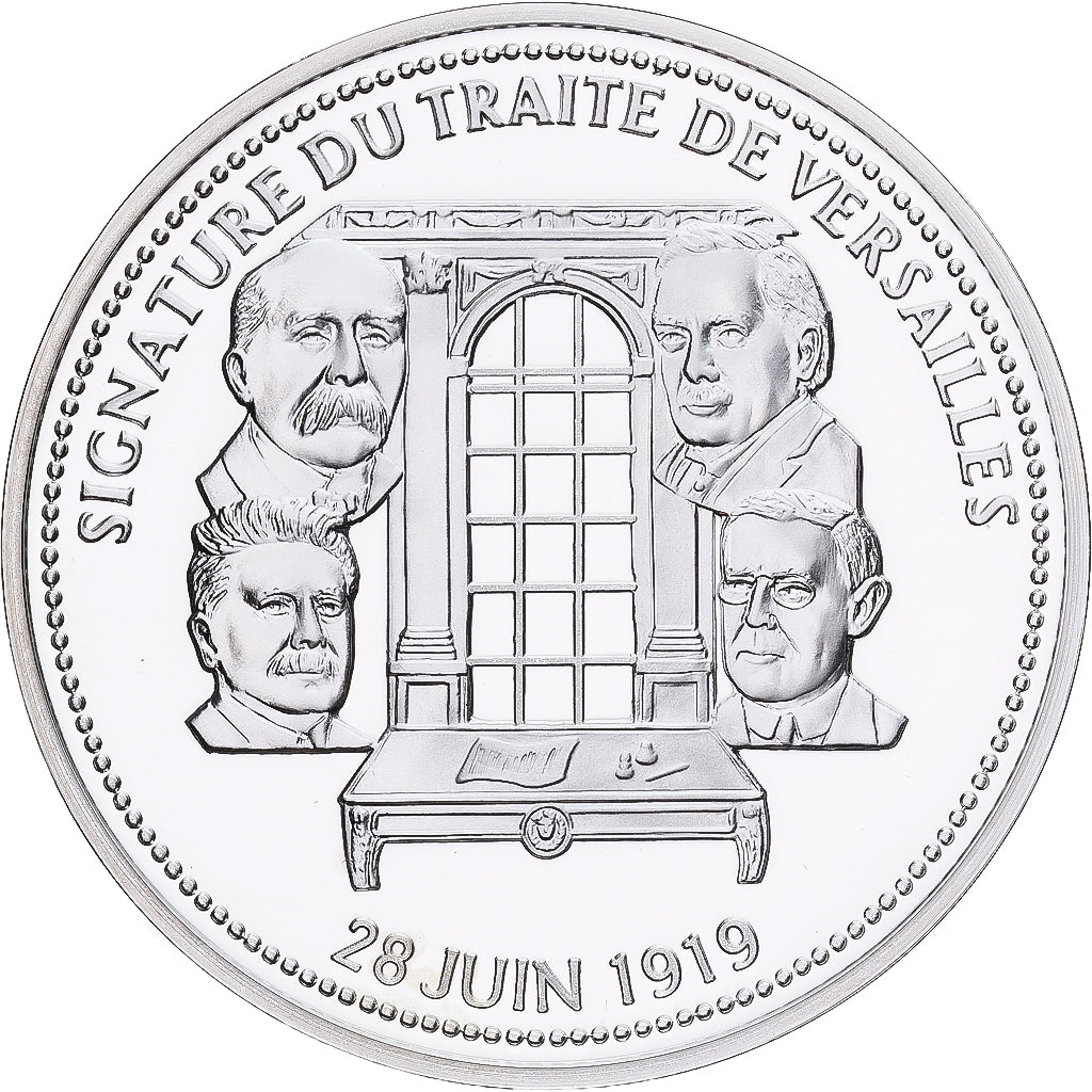 France, Medal, Première Guerre Mondiale, Signature du Traité de Versailles