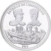 France, Medal, Bataille de Champagne, Mars et septembre 1915, Silver, MS(65-70)