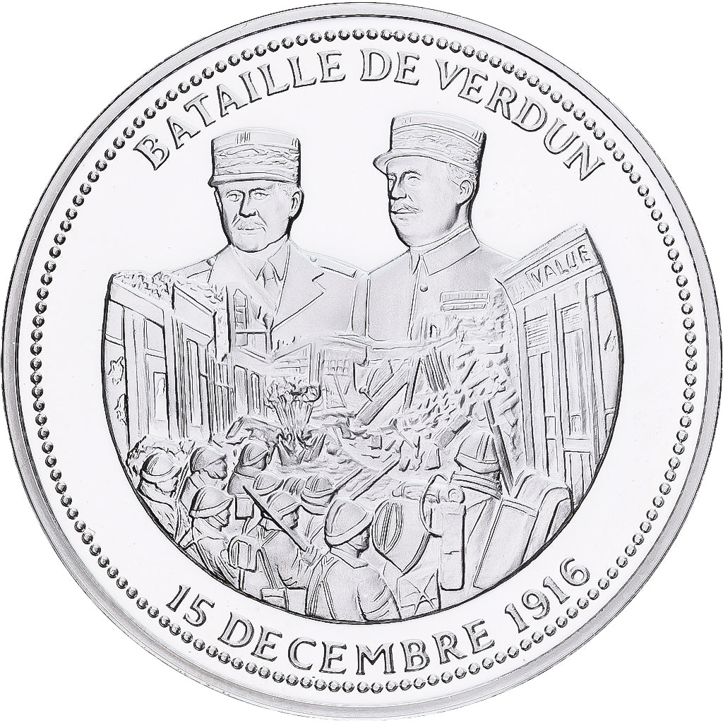 França, medalha, Centenaire Première Guerre Mondiale, Bataille de Verdun