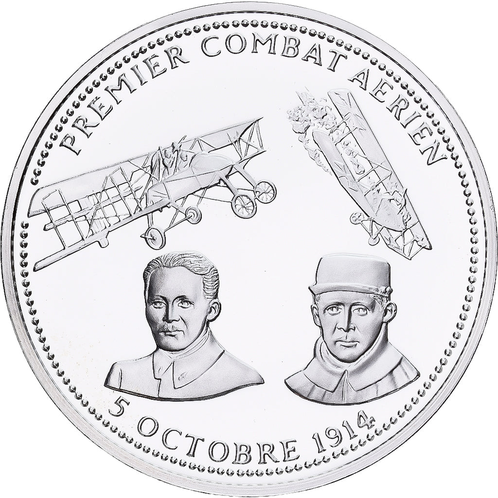 France, Médaille, Centenaire Première Guerre Mondiale, Premier Combat Aérien
