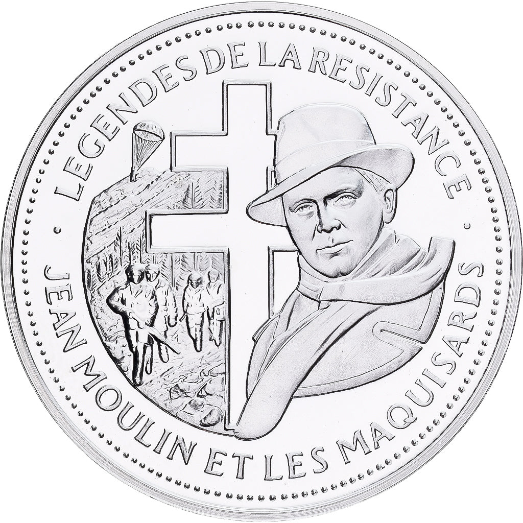 France, Medal, Légende de la Résistance, Jean Moulin et les Maquisards