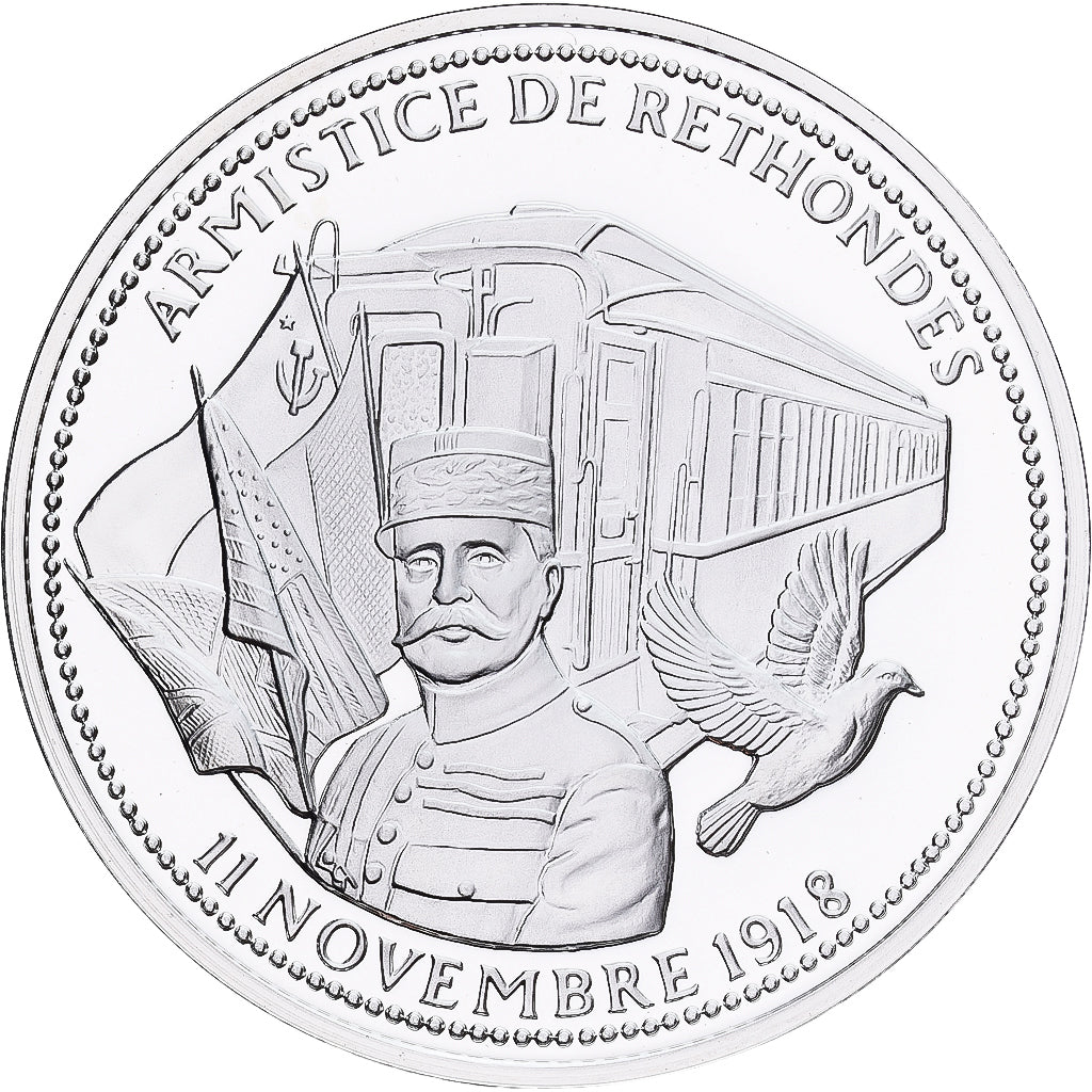 France, Medal, Centenaire Première Guerre Mondiale, Armistice de Rethondes